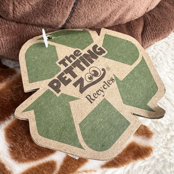 The Petting Zoo Brown Sea Turtle Plush Soft Toy Stuffed Animal - Picture 3 of 6